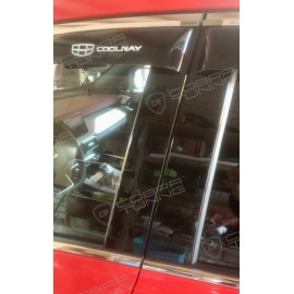 Отзыв - дефлекторы Cobra Tuning на окна Geely Coolray 5d 2020 с гравировкой
