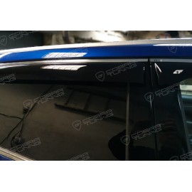 Отзыв - ветровики на окна Haval F7 2019 евростандарт с хромированной полосой