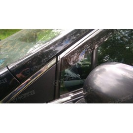 Отзыв - дефлекторы Кобра Тюнинг на окна Тойота Авенсис универсал 2009