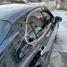 Отзыв - ветровики Кобра Тюнинг на окна Тойота Камри 2018