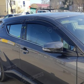 Отзыв - ветровики на окна автомобиля Toyota C-HR 2018