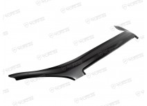 Дефлектор капота Nissan Qashqai I 2006-2010 с загибом
