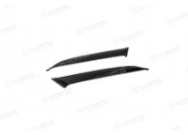 Дефлекторы окон Toyota Land Cruiser Prado 150 5d 2009-2014;2014 на третью часть с хромированной полосой