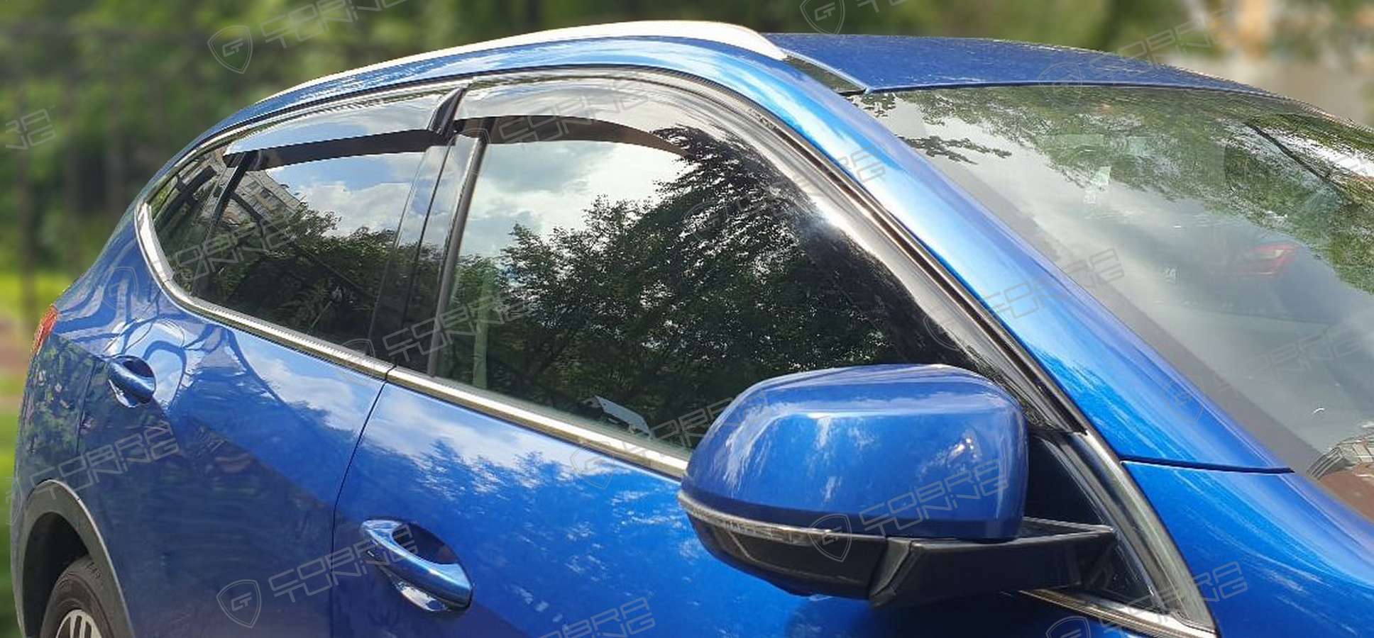 Отзыв - ветровики Cobra Tuning на окна автомобиля Haval F7 2019