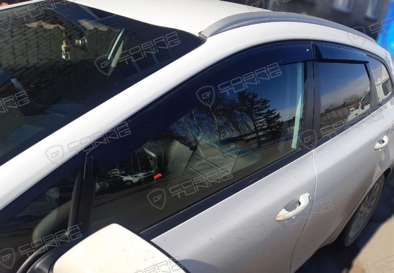 Отзыв - ветровики Кобра Тюнинг на окна Kia Ceed II Wagon 2012