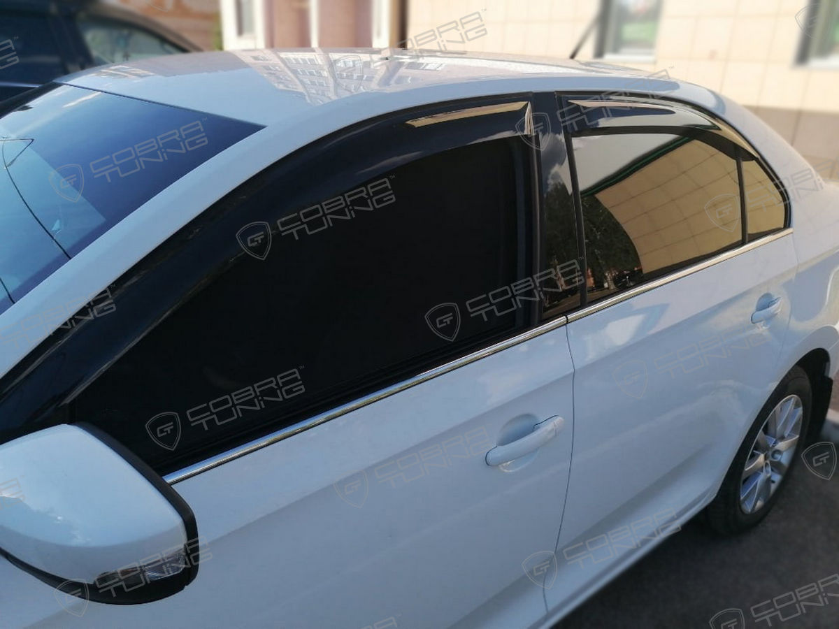 Отзыв - ветровики Cobra Tuning на окна автомобиля Skoda Rapid 2020