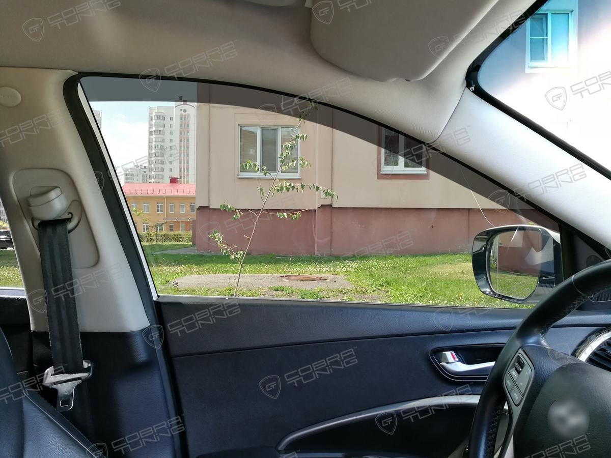 Дефлекторы боковых окон Kia Sportage (Europe) (Киа Спортейдж Европа) V 2021, ветровики с хром молдингом