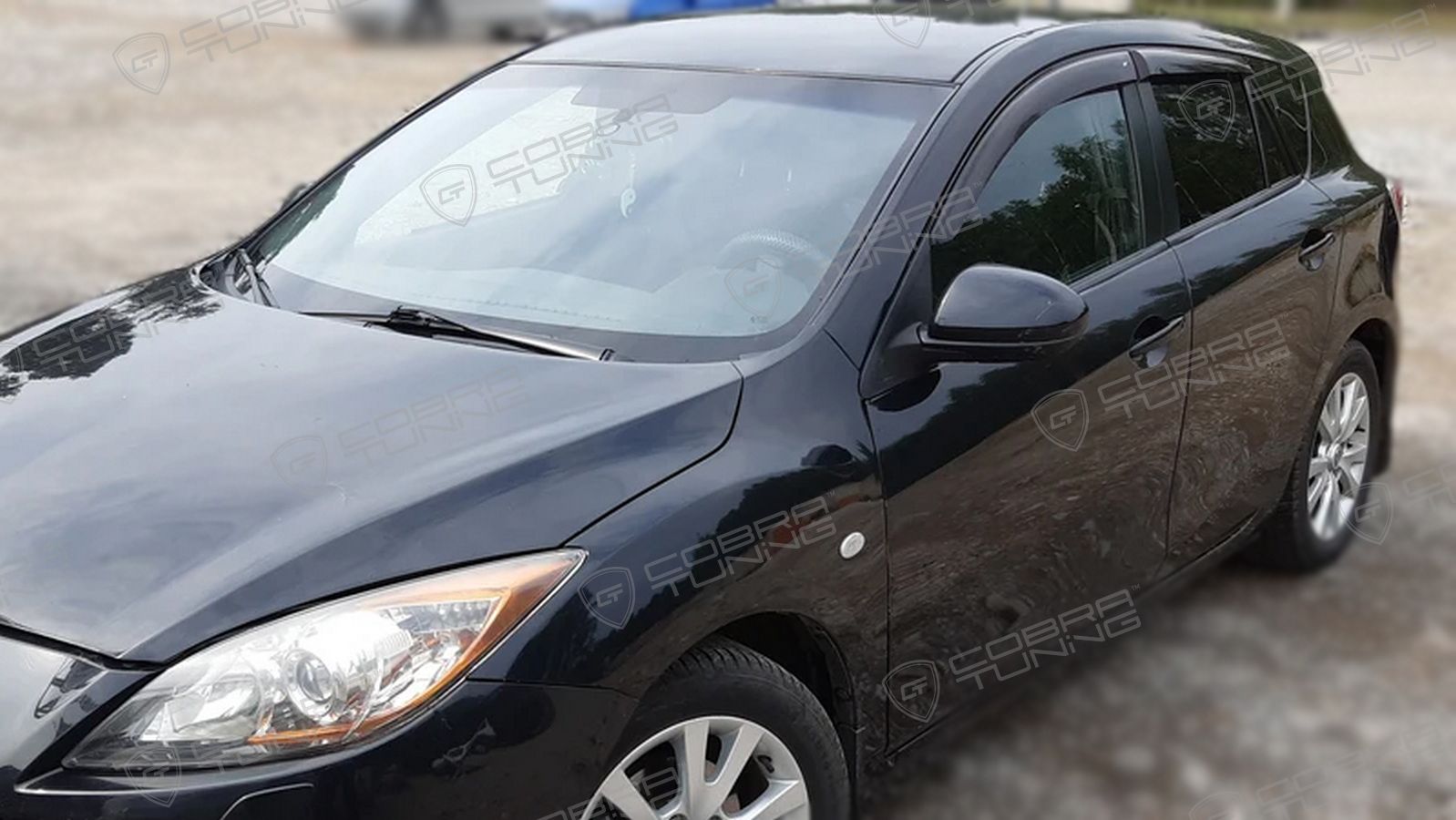 Дефлекторы окон Mazda 3 II (BL) Hb 2009