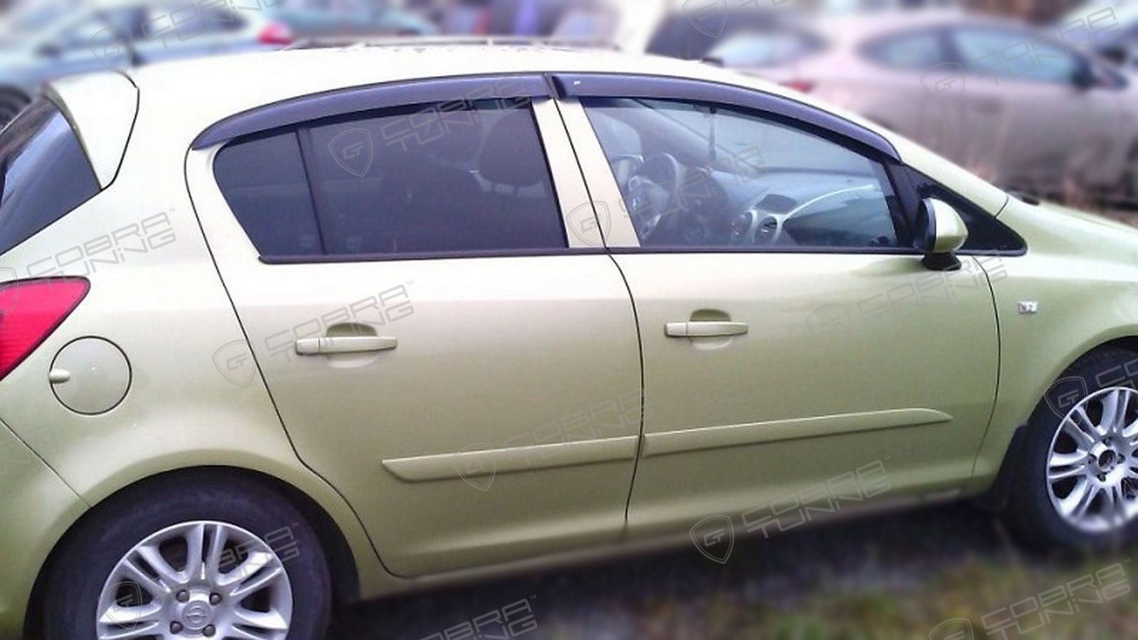 Дефлекторы окон Opel Corsa D 5d 2006